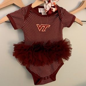 Virginia Tech Baby Girl Onesie